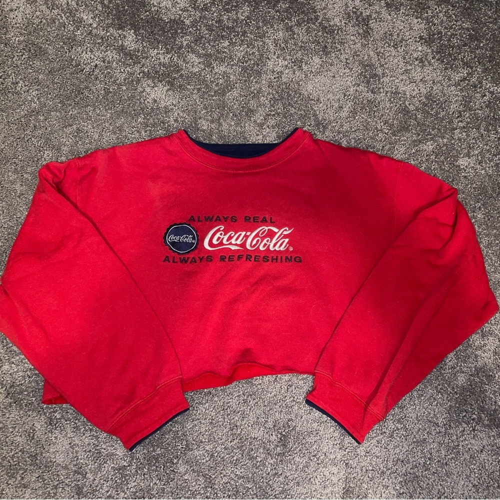 Coca-Cola cropped sweatshirt
